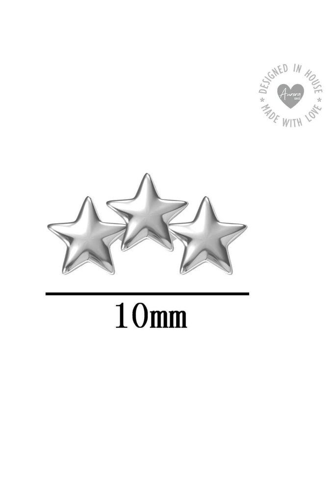 dimernsions of the earrings 10mm in width