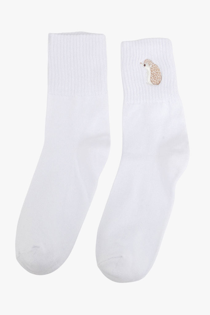 womens-woodland-animals-embroidered-cotton-ankle-socks-5-pack-white