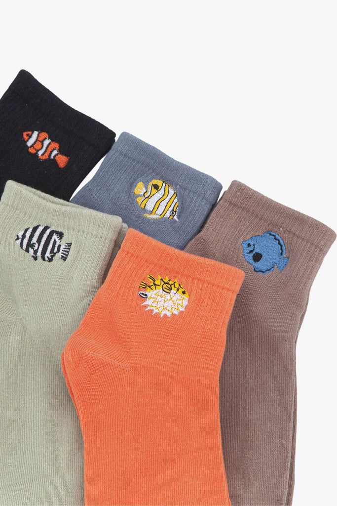 womens-tropical-fish-embroidered-cotton-ankle-socks-5-pack-multicoloured