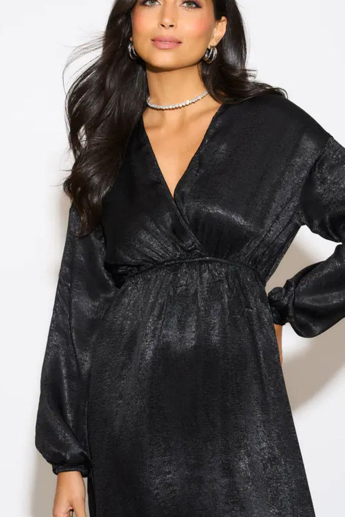 ruby-faux-wrap-maxi-dress-black-metallic-2