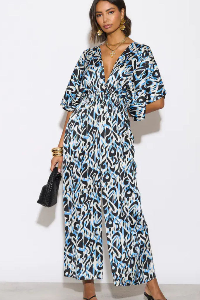 jilly-deep-v-jumpsuit-blue-abstract-ikat-1