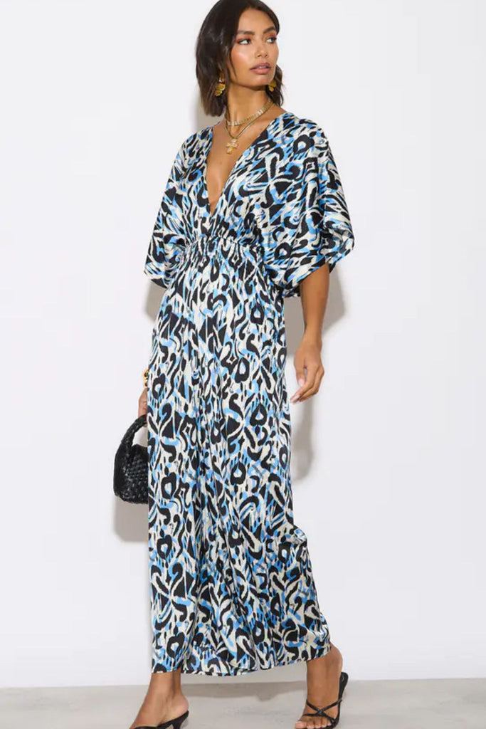 jilly-deep-v-jumpsuit-blue-abstract-ikat-3