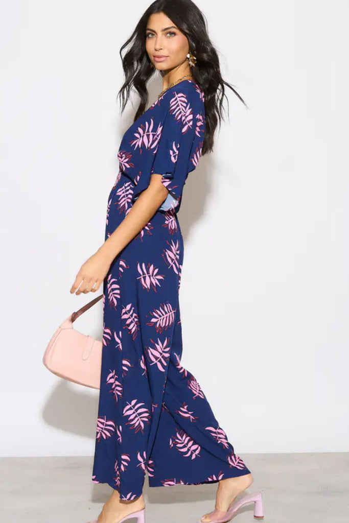 jilly-deep-v-jumpsuit-navy-blue-pink-palm-leaf-3