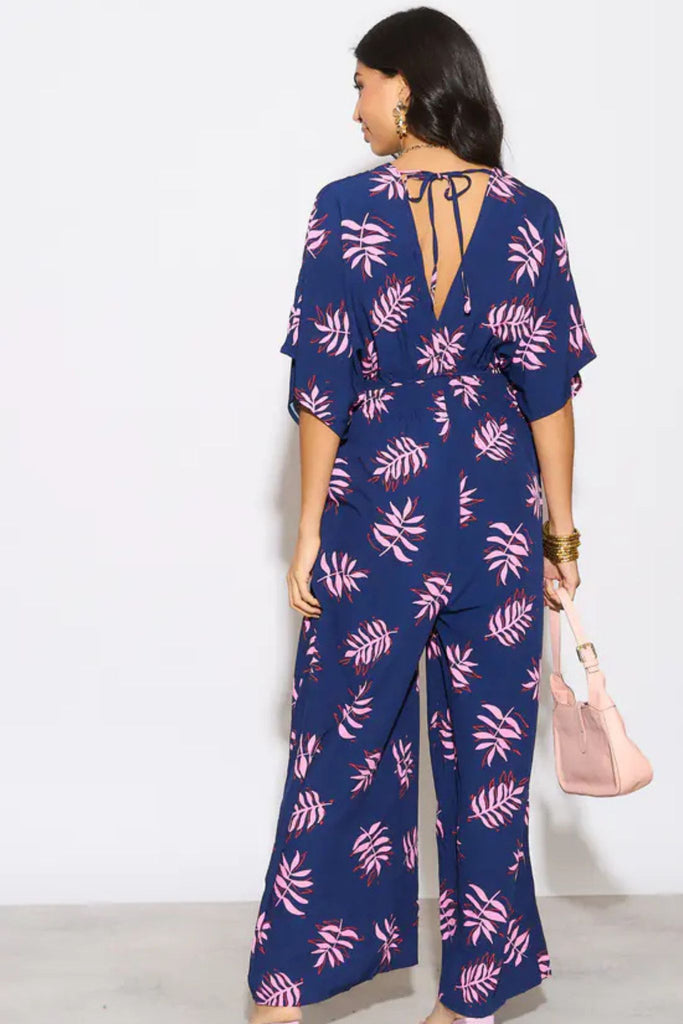 jilly-deep-v-jumpsuit-navy-blue-pink-palm-leaf-4