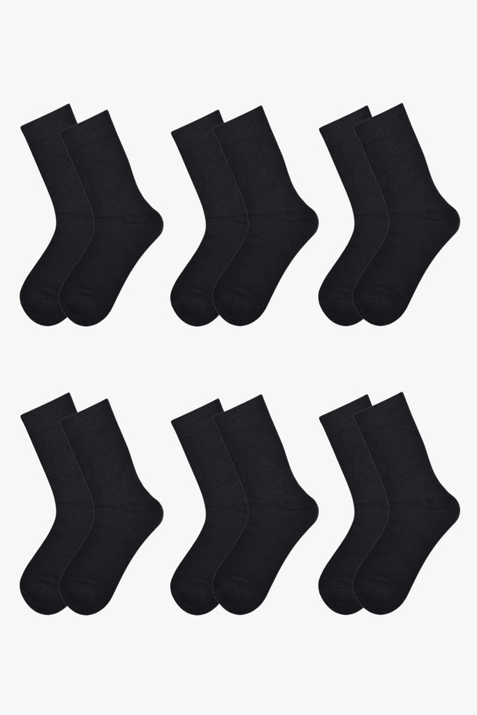 womens-black-bamboo-socks-6-pack-multipack