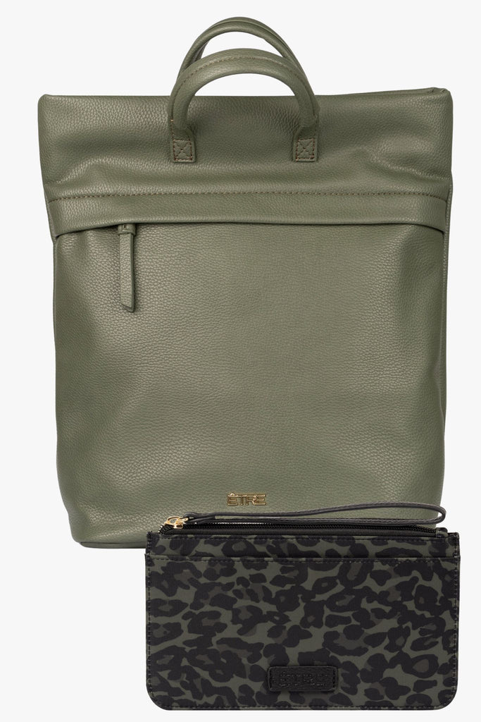 khaki-backpack-passport-holder-travel-set-2-piece-bag-wallet