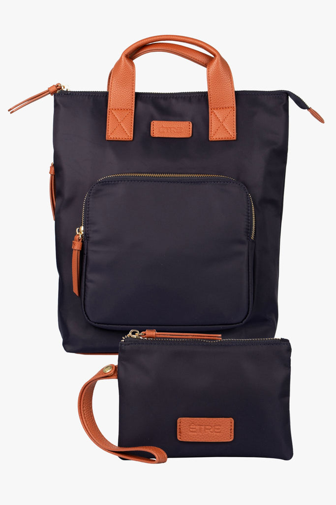 navy-backpack-wristlet-purse-2-piece-set-rucksack-wallet