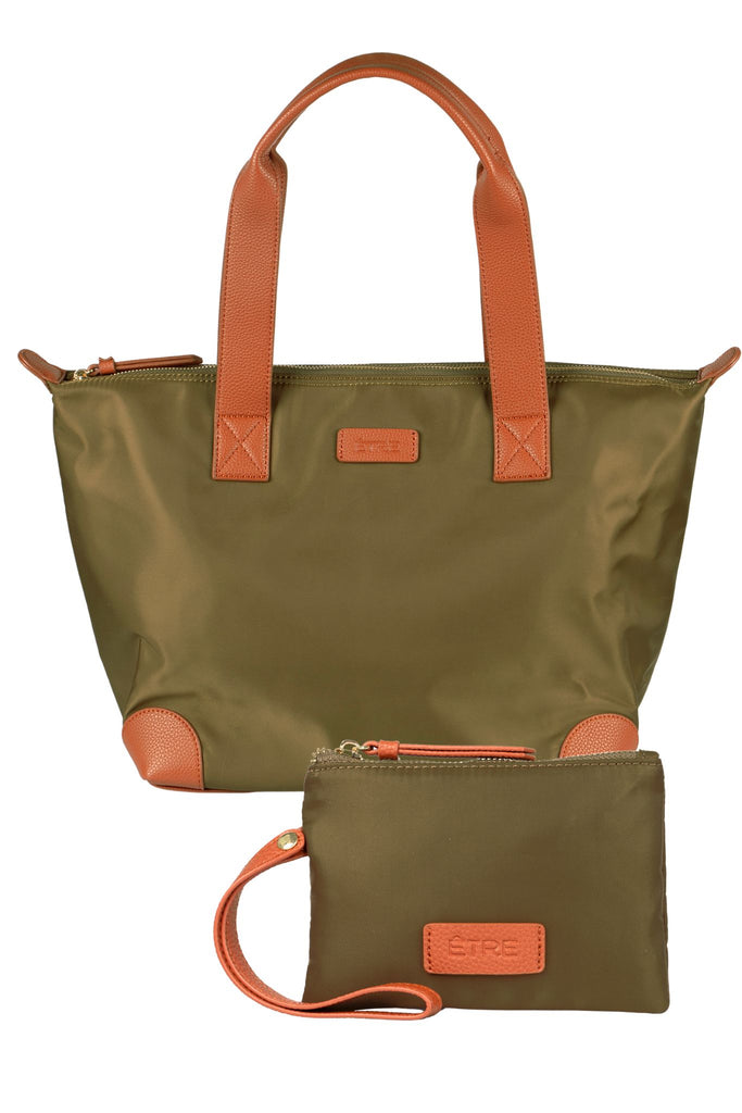 khaki-tote-bag-wristlet-purse-2-piece-set-carry-all-wallet