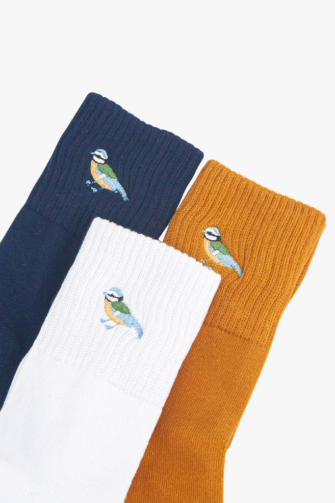 womens-blue-tit-embroidered-cotton-ankle-socks-3-pack-multipack