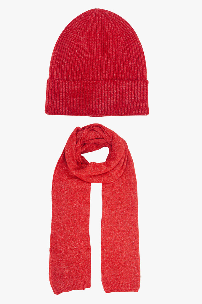 red-wool-blend-hat-scarf-set-beanie-shawl