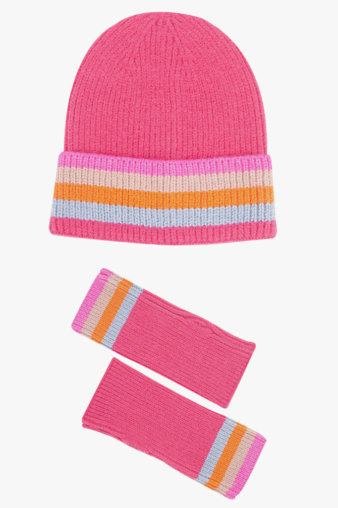 pink-rainbow-stripe-beanie-hat-wrist-warmers-gift-set