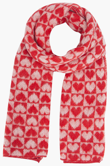 alessia-red-white-hearts-heavyweight-scarf-checkered-pattern