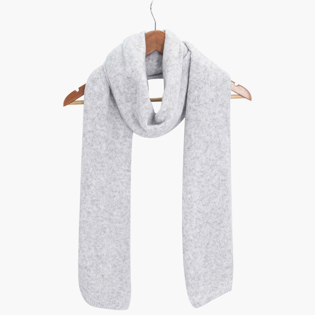 hadley-light-grey-wool-blend-heavyweight-scarf-draped-on-coat-hanger