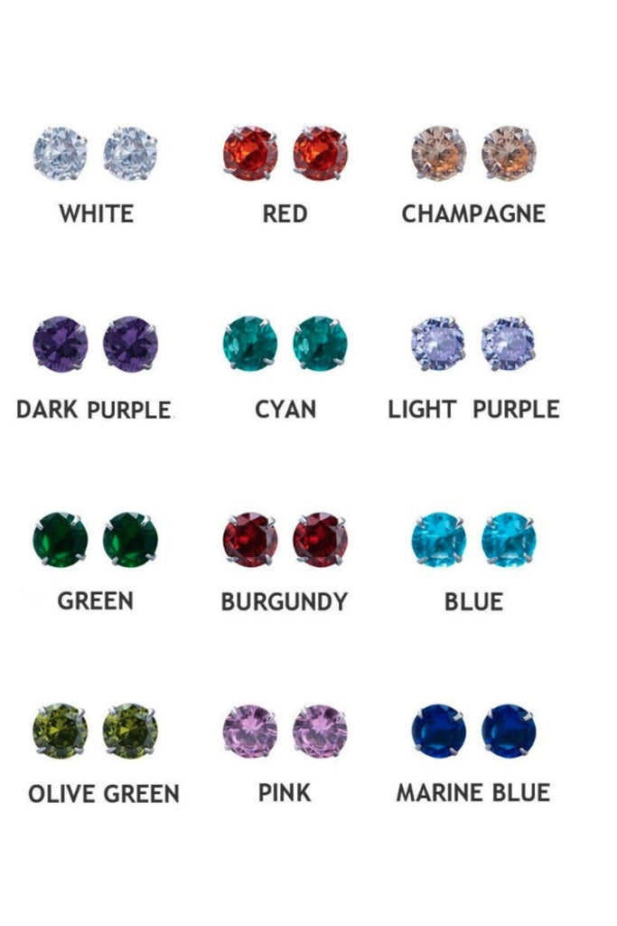 colour chart, showing close up images of each colourway available